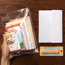 Hand account sticky note paper material 300 sheets of sticky note paper packaging try to eat message retro hand account material background cute characters sweet salt collage net red creative cartoon no stickiness