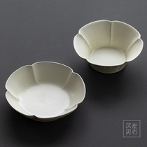 Day Style Creative Retro Home Living Room Tea Table Fruit Pan Fruit Basin Swing Piece Ceramic Minima Light Lavish High-end Dinner Plate Snack