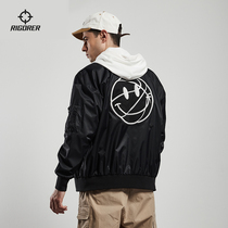 Quasi 2021 new sports jacket men and women basketball training warm casual locomotive fashion stand collar jacket