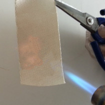 Insulation tape lasting temperature of 1000 degrees of high silica glass tape tape fire nai gao wen bu pipeline dressing