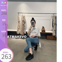 (Lu Xiaopu) Mesh running shoes breathable women Summer comfortable men and women with the same style couple casual wild sneakers