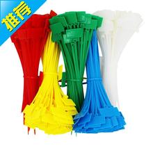 Color label cable tie 4*15z0 mark cable tie Management line Label cable tie Plastic cable tie 100