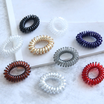  It is recommended to enter a few more packs to export the United States classic wild seamless 3-color phone line rubber band hair rope hair circle hair accessories