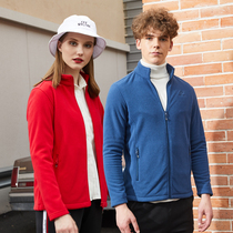 Exploratory fleece mens fleece jacket womens jacket outdoor assault jacket inner spring and winter thick sweater cardigan