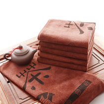 Thickened tea towel rag cotton tea cloth absorbent cloth wipe tablecloth kung fu tea mat road kung fu tea tea accessories