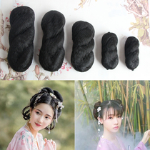 Ancient costume wig shape 8-character twist hair bag Han and Tang hairstyle cos Xiuhe shape bun hair bag photo studio photo