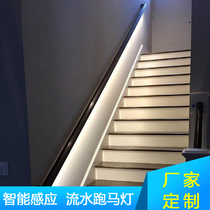 Stair horse running running water sensor light intelligent controller module concealed diffuse infrared sensor step night Villa