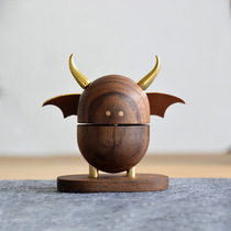 There is something wooden(little devil diffuser)Wood essential oil aromatherapy decoration Birthday gift for boyfriend and girlfriend lasting