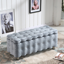 Clothing Shop Sofa Bench Fitting Room Storage Rectangular accommodating stool Shoe shop doorway Shoes Stool Cloister for small stools