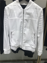 MECITY mens 2018 summer new mens solid color slim mesh baseball collar jacket 530407