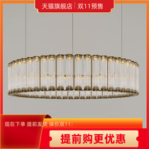 Living room chandelier modern simple atmosphere creative personality light luxury designer Model Room metal decorative chandelier