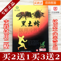 Black earth bee medical cold compress paste neck shoulder waist and leg joint pain special type of cervical spine shoulder knee heel pain paste paste