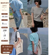 Creamsu white homemade short sleeve T-shirt female ins tide summer design sense niche loose split casual top