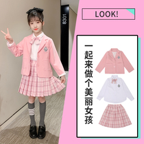 College Wind girls fall Lions dress suit Children suits jacket Lake State weaters 5 ocean gas 6jk12 years old