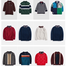 (spot) Johan English next boy baby polo shirt with two long sleeves sweater-knitted sweatshirt