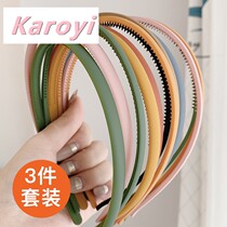 Hair grotto headband female Korean face washing hairclip pressure non-slip sweet Net red wide-side hair bundle hairband simple hairpin simple hairpin