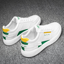 2021 new mens shoes board shoes Korean version of trendy shoes casual white niche original dance steps Joker canvas white shoes winter