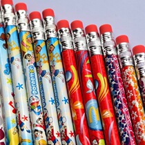 Foreign trade Daily single boutique environmental protection paint children Primary School students leather head pencil cartoon 100 per bag
