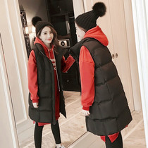 Pregnant women autumn winter clothing 2021 Korean version plus velvet padded dress hot mom fashion vest cotton three-piece sweater