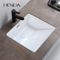 Laundry Basin with washboard pool Home deepening balcony underfloor basin Embedded small number square ceramic Large Number Single slot