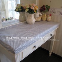 Three-dimensional table set beige side fabric tablecloth cotton square table cover dust cloth tablecloth can be customized