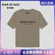 FEAR OF GOD ESSENTIALS new reline short sleeve American Chauffles Jane about 100 hitch a man and woman t-shirt summer