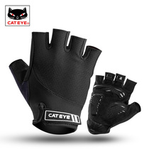 CATEYE cat eye riding gloves Short finger fitness gloves Mens and womens bicycle half finger outdoor breathable sports summer