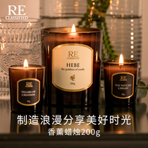 RE perfumery room smoke-free candle Landmark series popular natural soybean wax indoor aromatherapy large cup 200g