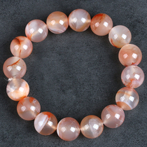 (Ice fluttering flower) 62 49 grams of rich and noble winding silk southern red agate bracelet bracelet 13 9-14 3mm