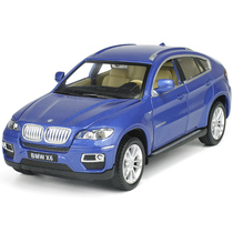 1:32 X6 SUV off-road vehicle 5 0i with sound and light back alloy car model toy collection