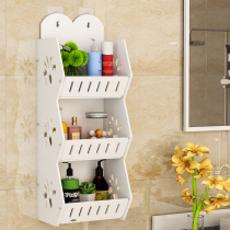 Toilet bathroom shelf wall-mounted toilet toilet toilet wall Wall wash cosmetics sundries storage rack