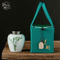 Tea can packaging box empty gift box empty box gift box medium universal custom black tea white tea Longjing green tea