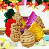 4pcs christmas cookie biscuit cutters set bread fondant