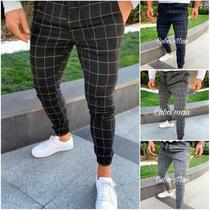 Pocket Mens Leg Trousers Casual Pencil Jogger Casual Pants