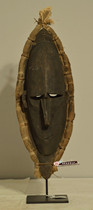 African mask antique ornaments home decoration black wood home decoration bar living room bedroom