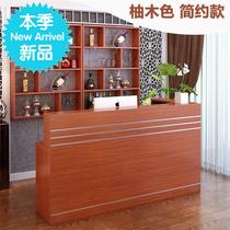 7-shaped cashier shop small corner milk tea shop bar high 90mc long one meter f white black corner Front