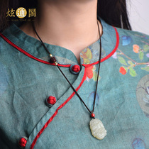 Natural Hetian jade 12 twelve zodiac pendant Male and female Jade Year of Life Jade necklace belongs to cattle dog pig