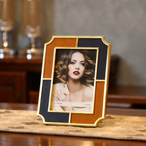 American home creative desktop table photo frame 6 inch 7 inch European living room bedroom bedside table decoration ornaments