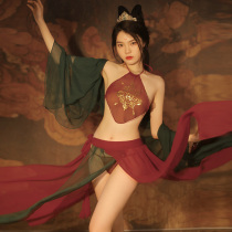Sex lingerie Classical Dunhuang Perspective Passion Set Sexy Seduction Long Dress Pajamas Teasing Uniforms Flirting Clothes