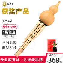 Yunnan Bigbao Jinzhu professional performance level cucurbit c downgrade B gfd tune adult students 7 holes Hulusi