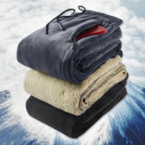 Cotton pants men wear winter plus velvet padded pants loose toe warm gold velvet pants lamb velvet pants