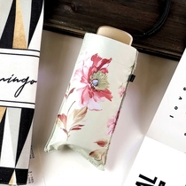 Japan CK sun umbrella womens summer vinyl portable ultra-light sunscreen UV barometer rain dual-use mini parasol