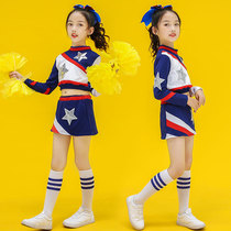 Childrens La La dance costume Performance costume Cheerleading dance performance costume Competitive competition for boys and girls cheerleading costumes