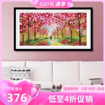 KS Cross embroidered 2021 new good embroidered romantic lovers Abstract European-style oil painting scenery Living room Bedrooms all the way up to you