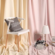 Solid color Morandi photo background cloth ins wall cloth Large size net red anchor selfie studio cloth exhibition Birthday party shooting props Children baby red photography pink