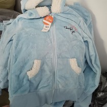 Real Pat Children Coats Day Single Outlet Foreign Trade Original Single Girl CUHK Child Flannel Suede Jacket Long Sleeve Suede Hooded Sweatshirt