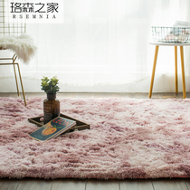 Rsemnia Nordic Living room Carpet Bedroom under bed Under bed Plush Net Red Bed Side Girl Blanket Mat