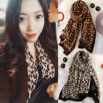 BAO WEN scarf Korean version of women winter cotton ins2021 spring and autumn thin long middle-aged European and American mothers