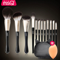 MSQ 12 black Cat makeup brush set Makeup set Brush beauty tools full set of combinations for beginners