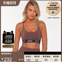 Lorna Jane thin shoulder strap yoga underwear female summer gathers the breasts Slam beautiful back wear sports bra